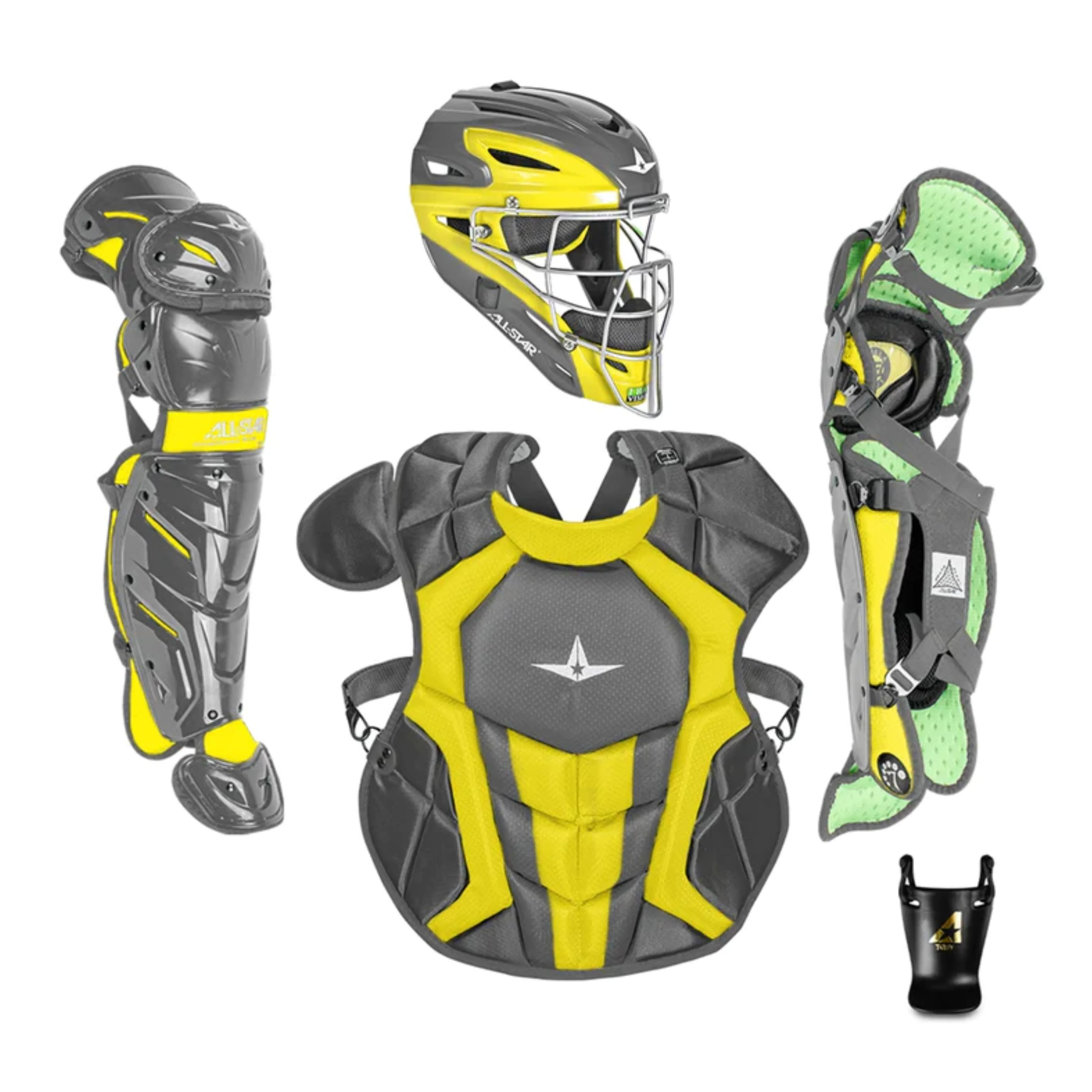 All-Star S7 AXIS Pro Catcher's Complete Set - Two-Tone - NOCSAE Certified - Intermediate (Ages 12-16) - Image 3