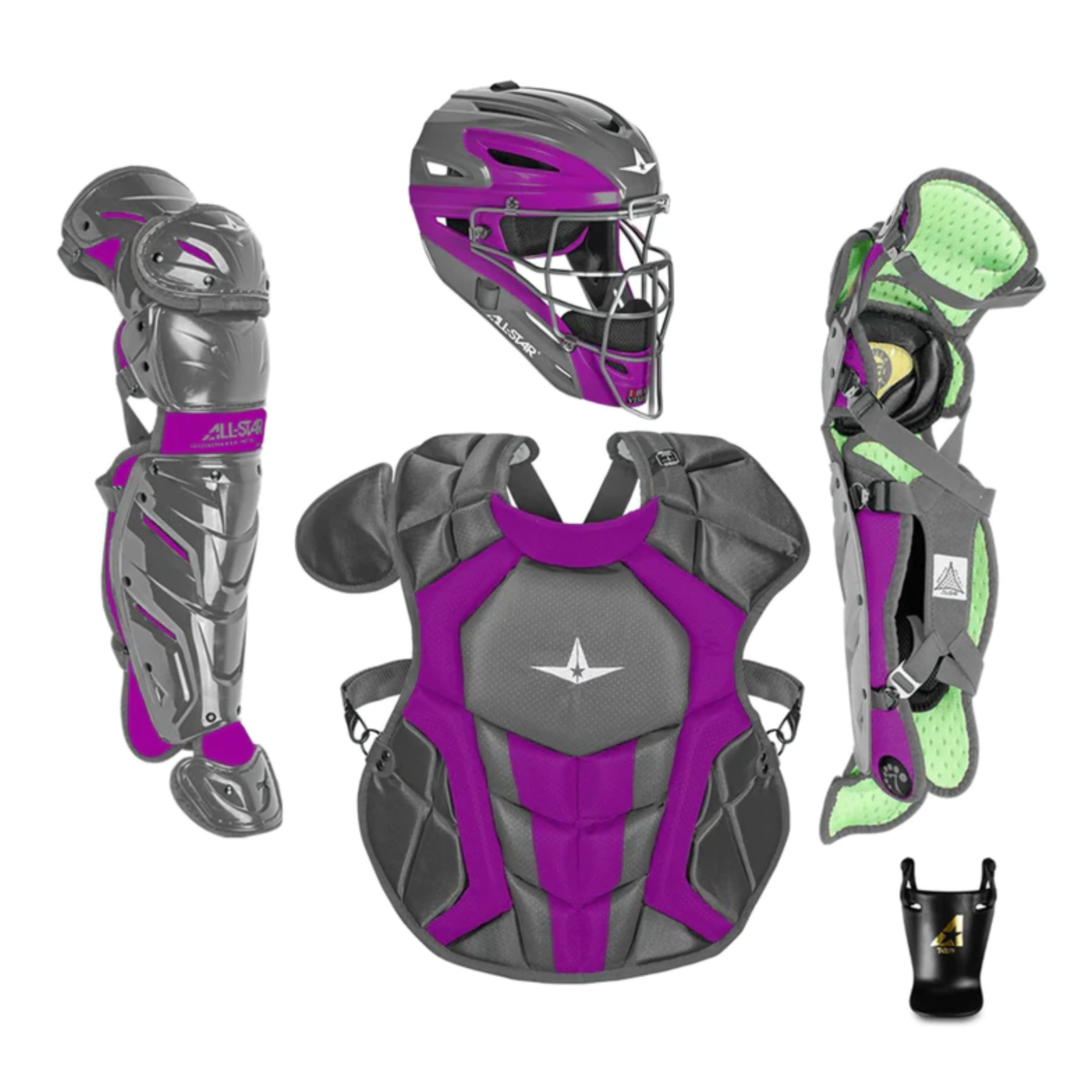 All-Star S7 AXIS Pro Catcher's Complete Set - Two-Tone - NOCSAE Certified - Intermediate (Ages 12-16) - Image 4