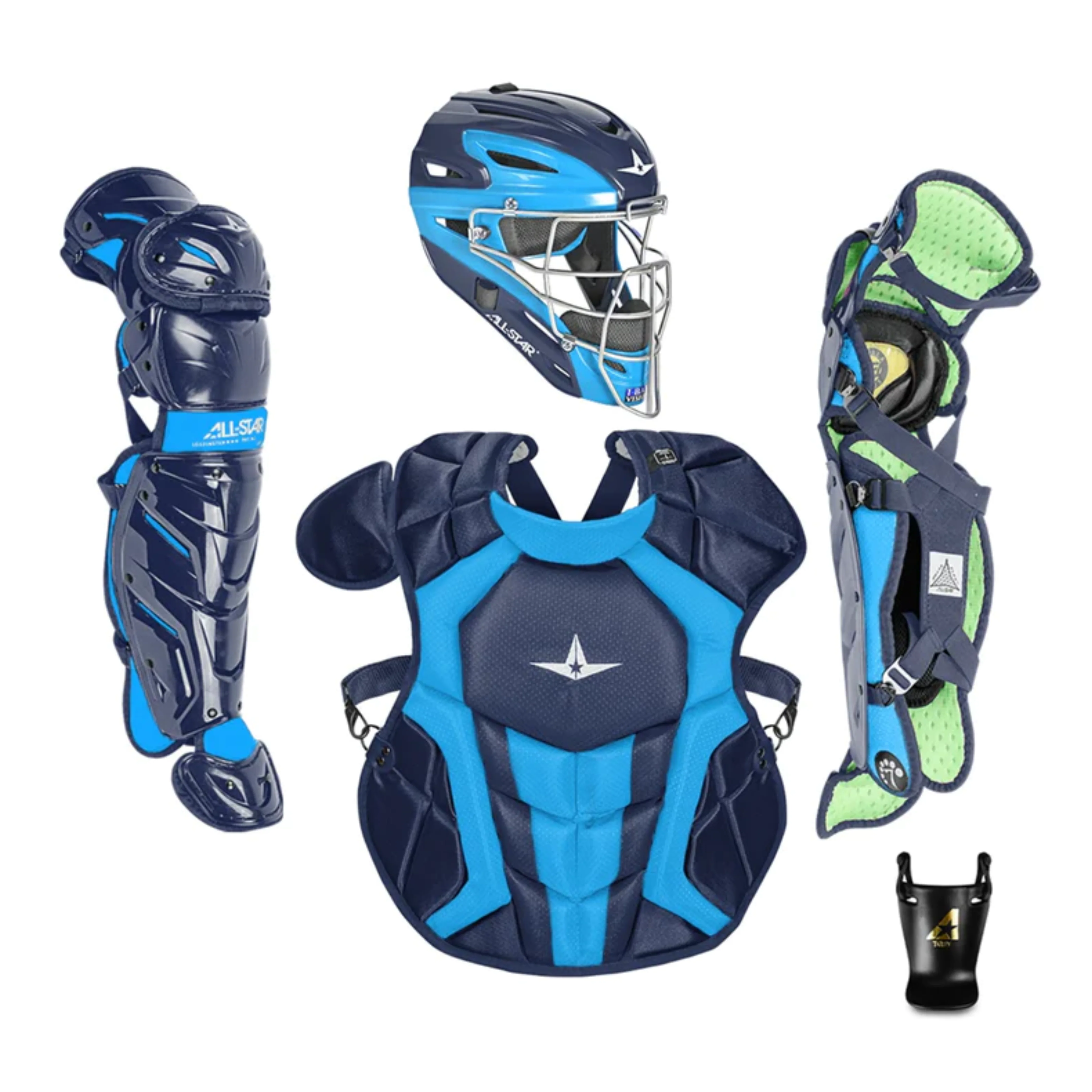 All-Star S7 AXIS Pro Catcher's Complete Set - Two-Tone - NOCSAE Certified - Intermediate (Ages 12-16) - Image 6