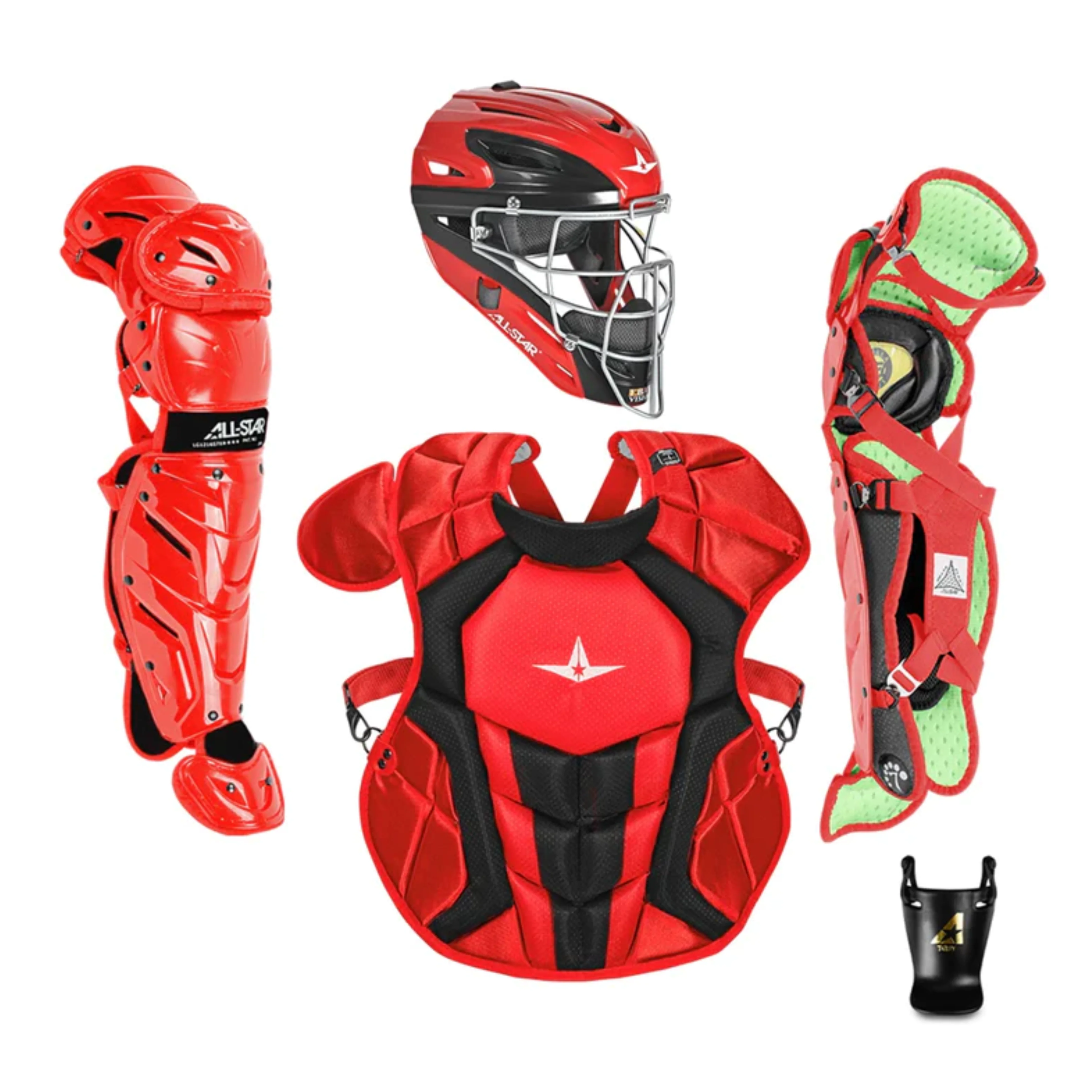 All-Star S7 AXIS Pro Catcher's Complete Set - Two-Tone - NOCSAE Certified - Intermediate (Ages 12-16) - Image 8