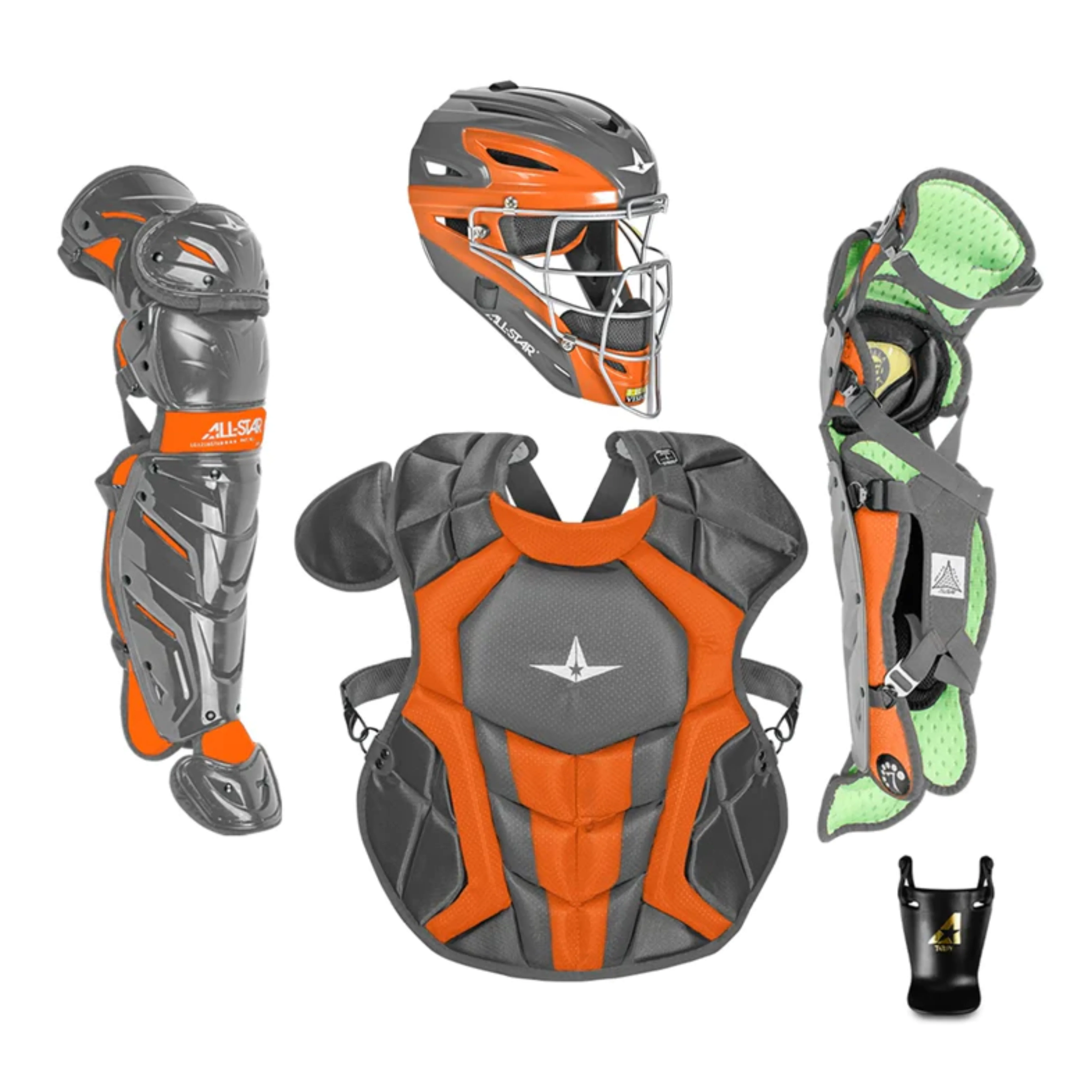 All-Star S7 AXIS Pro Catcher's Complete Set - Two-Tone - NOCSAE Certified - Intermediate (Ages 12-16) - Image 9