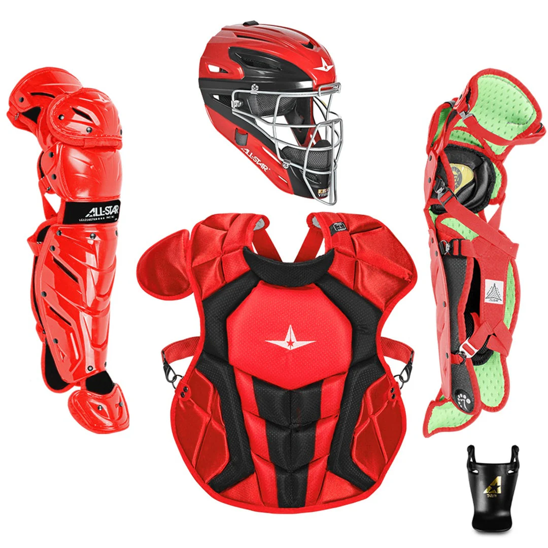 All-Star S7 AXIS Pro Catcher's Complete Set - Two-Tone - NOCSAE Certified - Youth (Ages 9-12) - Image 3