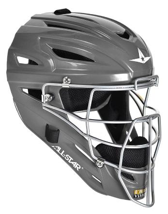 All-Star MVP2500 Solid Molded Catcher's Helmet - Image 4