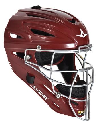 All-Star MVP2500 Solid Molded Catcher's Helmet - Image 5
