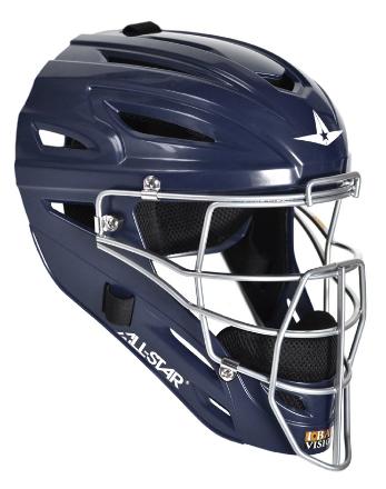 All-Star MVP2500 Solid Molded Catcher's Helmet - Image 6