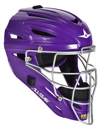 All-Star MVP2500 Solid Molded Catcher's Helmet - Image 7