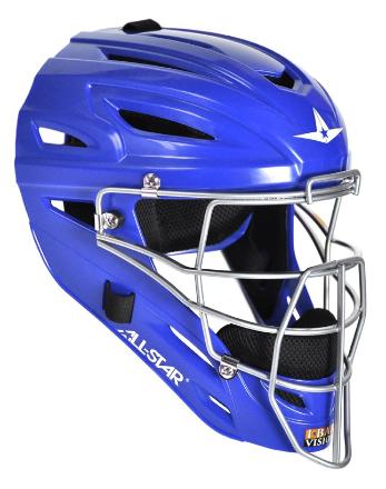 All-Star MVP2500 Solid Molded Catcher's Helmet - Image 8