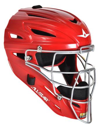 All-Star MVP2500 Solid Molded Catcher's Helmet - Image 9