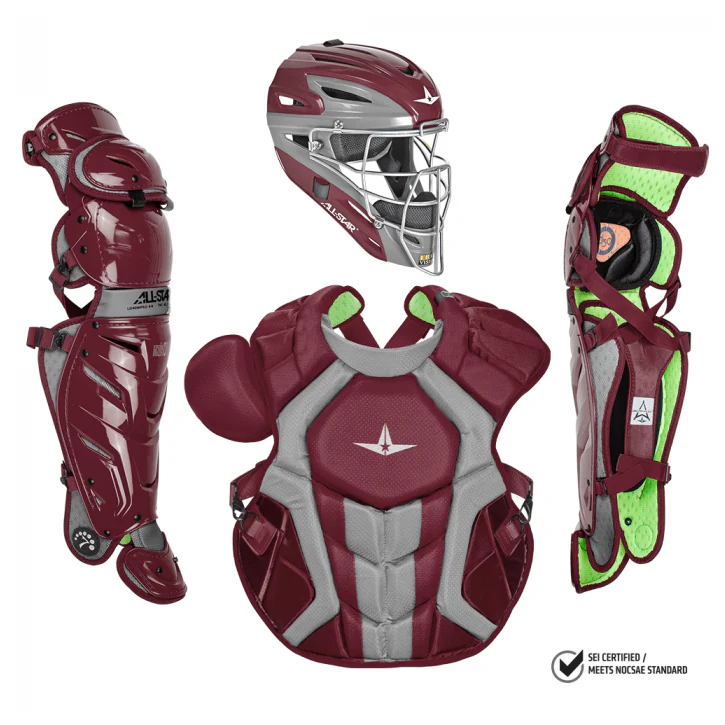 All-Star S7 AXIS Pro Catcher's Complete Set - NOCSAE Certified - Adult (Ages 16+) - Image 3