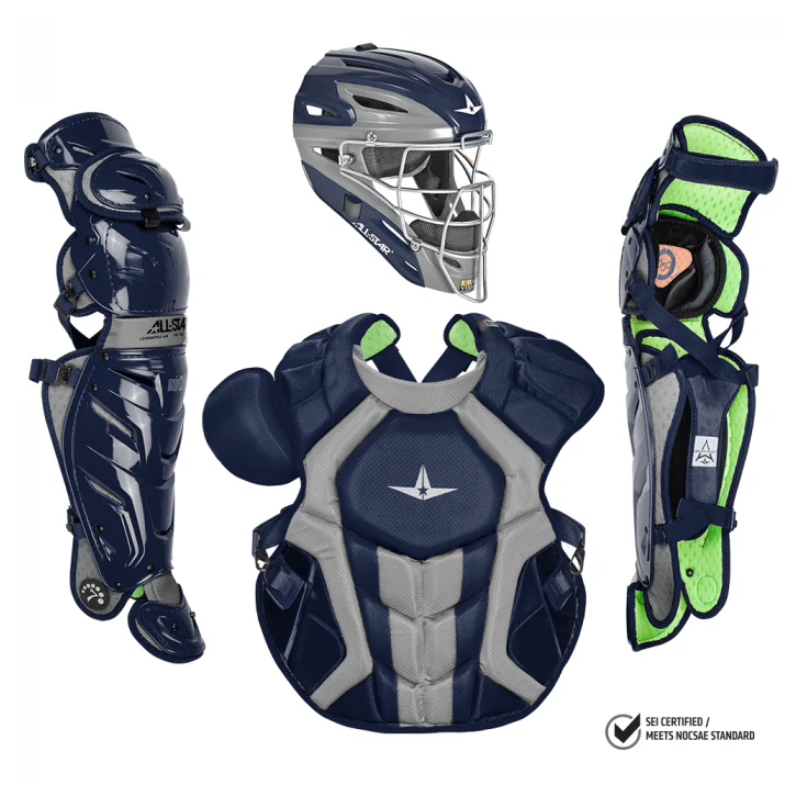 All-Star S7 AXIS Pro Catcher's Complete Set - NOCSAE Certified - Adult (Ages 16+) - Image 4