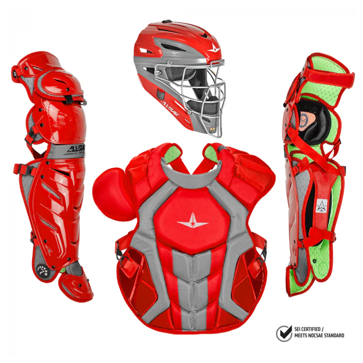 All-Star S7 AXIS Pro Catcher's Complete Set - NOCSAE Certified - Adult (Ages 16+) - Image 6