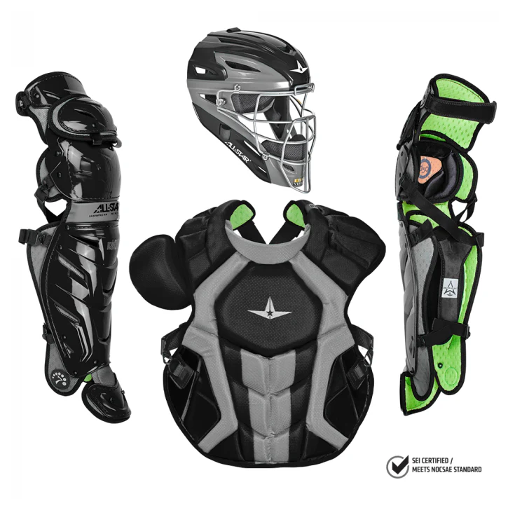 All-Star S7 AXIS Pro Catcher's Complete Set - NOCSAE Certified - Adult (Ages 16+) - Image 7