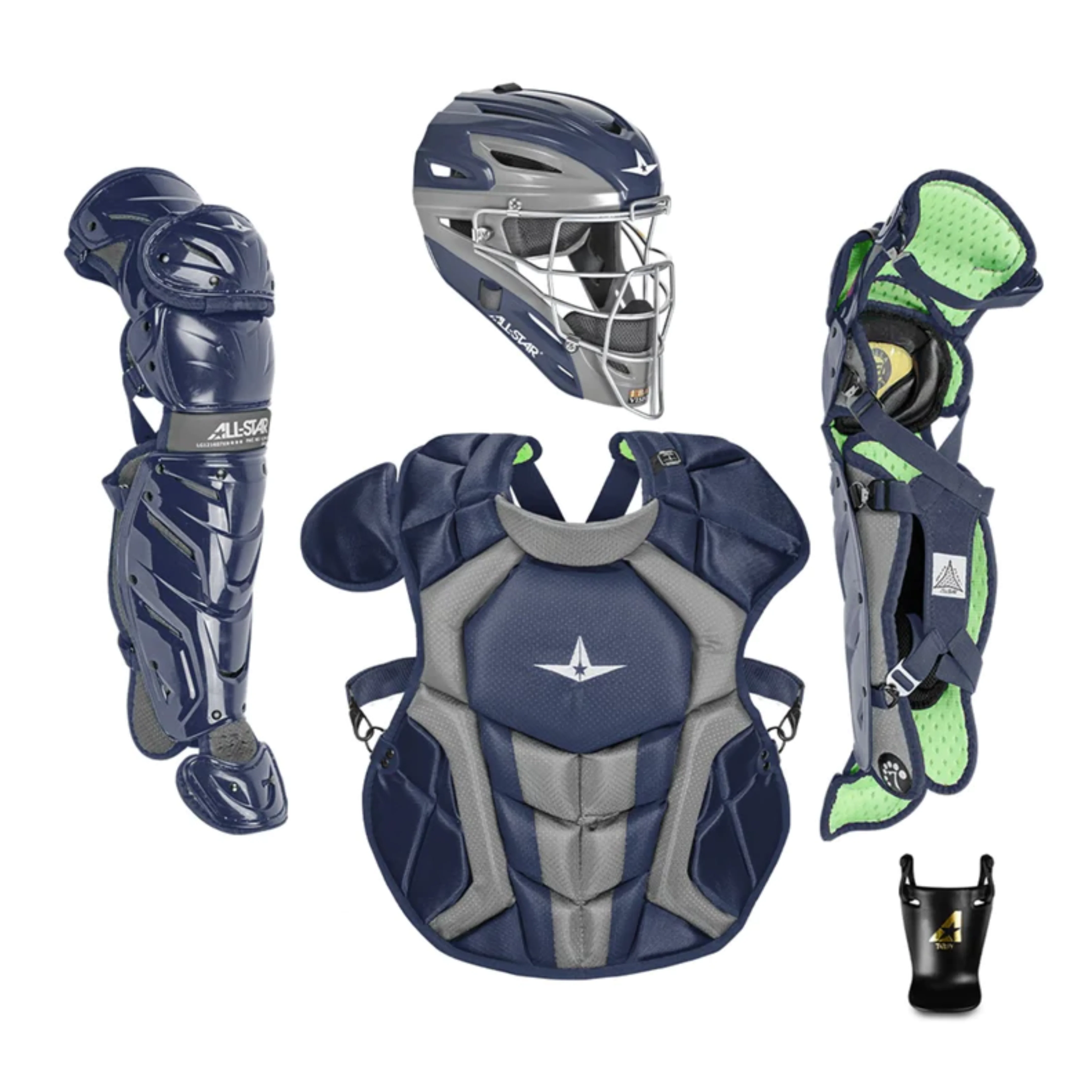 All-Star S7 AXIS Pro Catcher's Complete Set - NOCSAE Certified - Youth (Ages 9-12) - Image 3