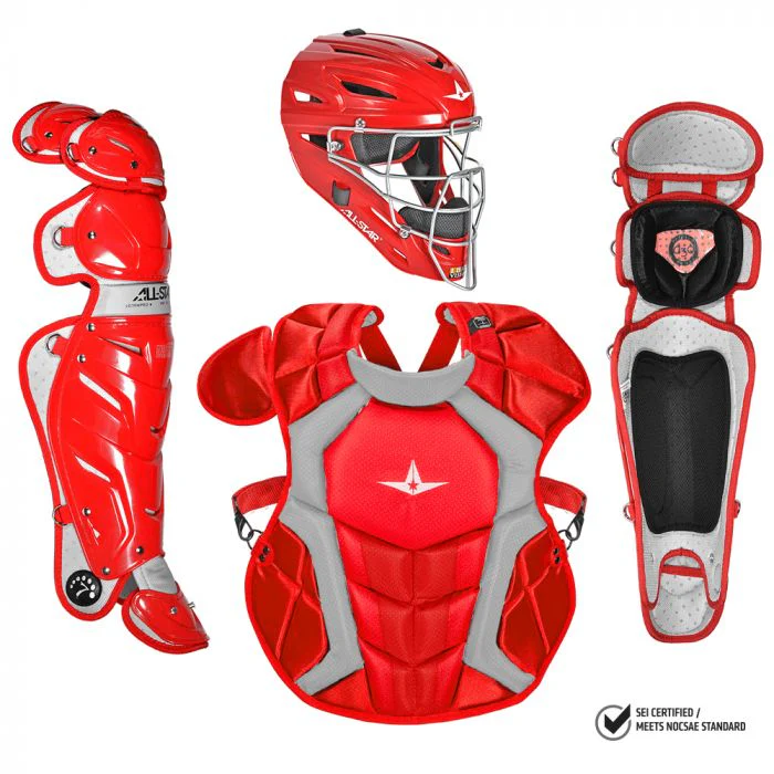 All-Star S7 Pro Catcher's Complete Set - NOCSAE Certified - Adult (Ages 16+) - Image 3