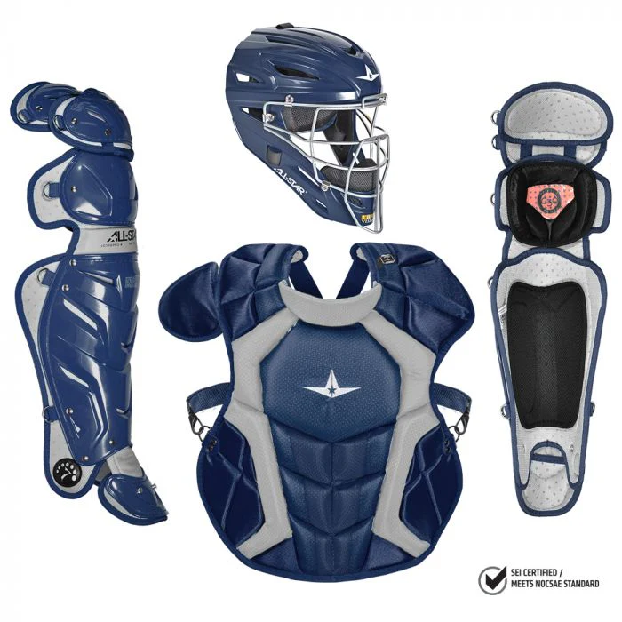 All-Star S7 Pro Catcher's Complete Set - NOCSAE Certified - Adult (Ages 16+) - Image 5