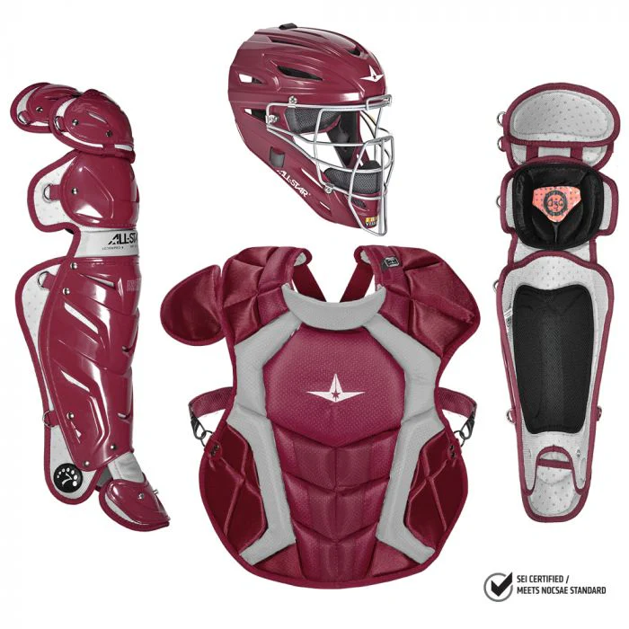All-Star S7 Pro Catcher's Complete Set - NOCSAE Certified - Adult (Ages 16+) - Image 6