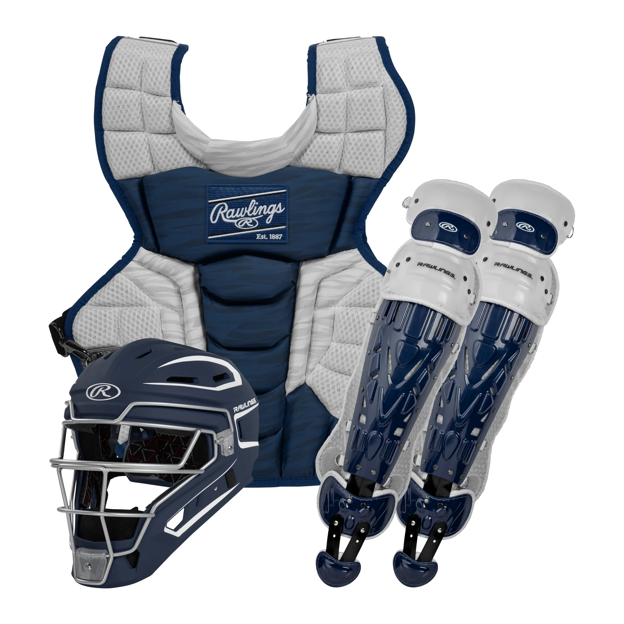 Rawlings Velo 2.0 Catcher's Complete Set - NOCSAE Certified - Youth (Ages 9-12) - Image 5