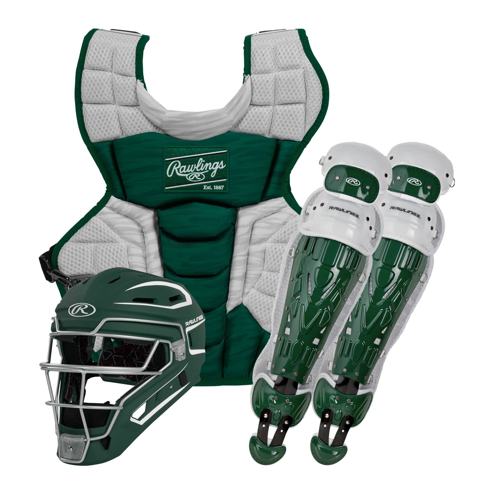 Rawlings Velo 2.0 Catcher's Complete Set - NOCSAE Certified - Youth (Ages 9-12) - Image 6
