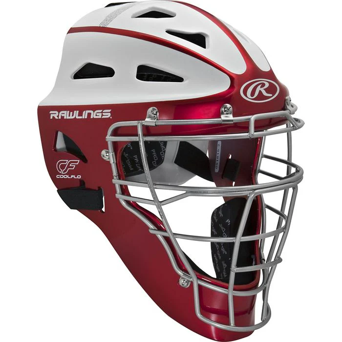 Rawlings Velo Softball Hockey Style Catcher's Helmet - Image 8
